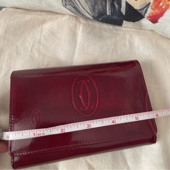 CARTIER PARIS Patent Leather⭐️Happy Birthday⭐️Stunning Zipper-Pull⭐️AuThEnTiC - Picture 15 of 16